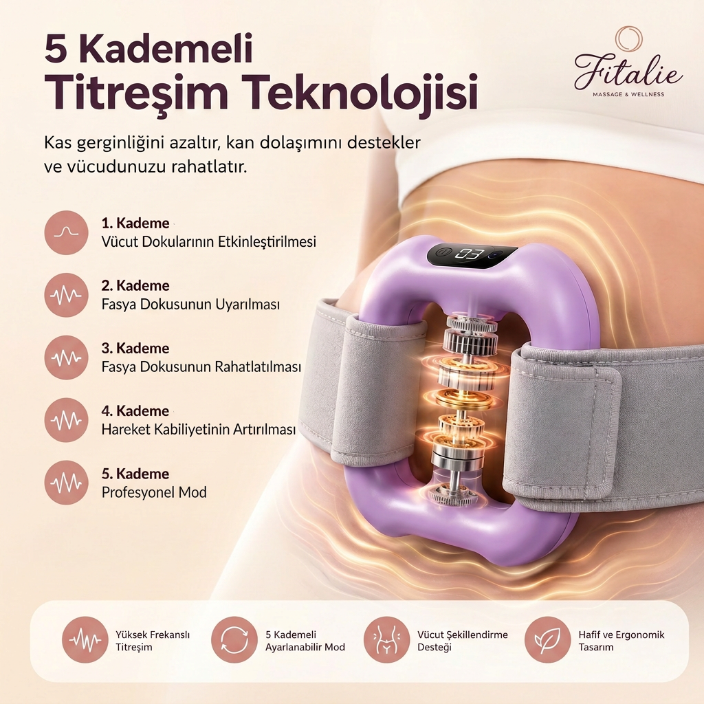 Fitalie Titreşimli Fasya Masaj Halkası